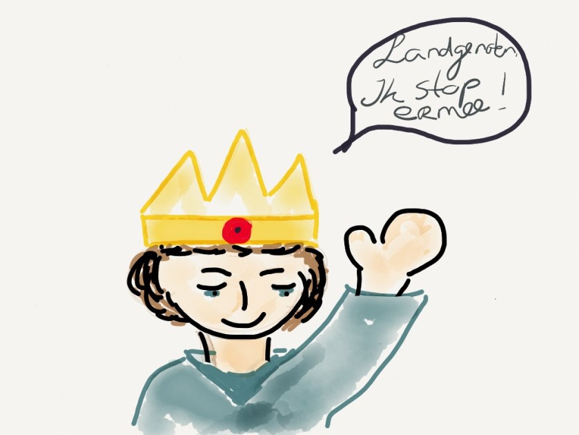 abdicatie 2013 illustratie