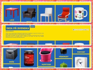 IKEA in het Zweeds
